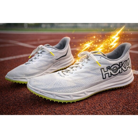 HOKA Crescendo MD Track Spikes White Men’s 11 Unisex (NO SPIKES) main image 4